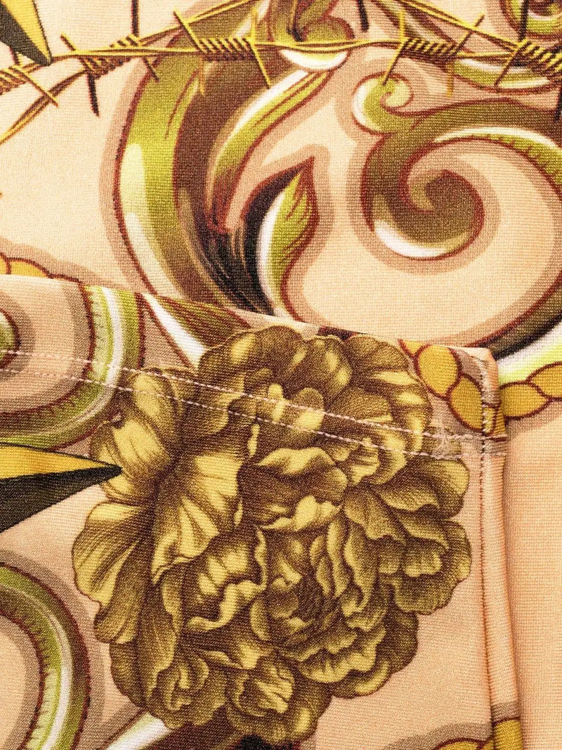 New Baroque print leggings 8