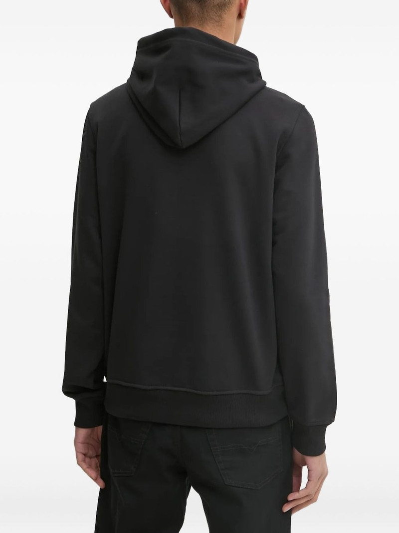 Diesel logo-print hoodie outlook