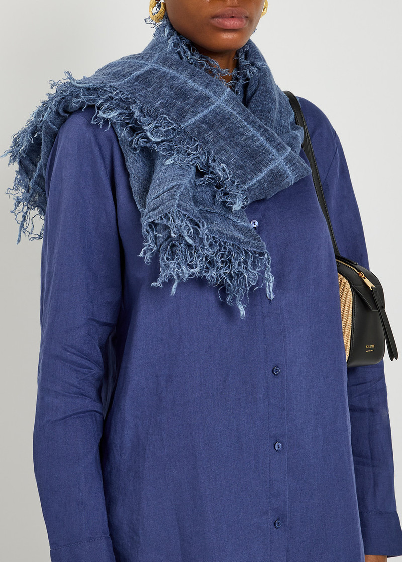 EILEEN FISHER Eileen Fisher Maltino Linen-blend Scarf outlook