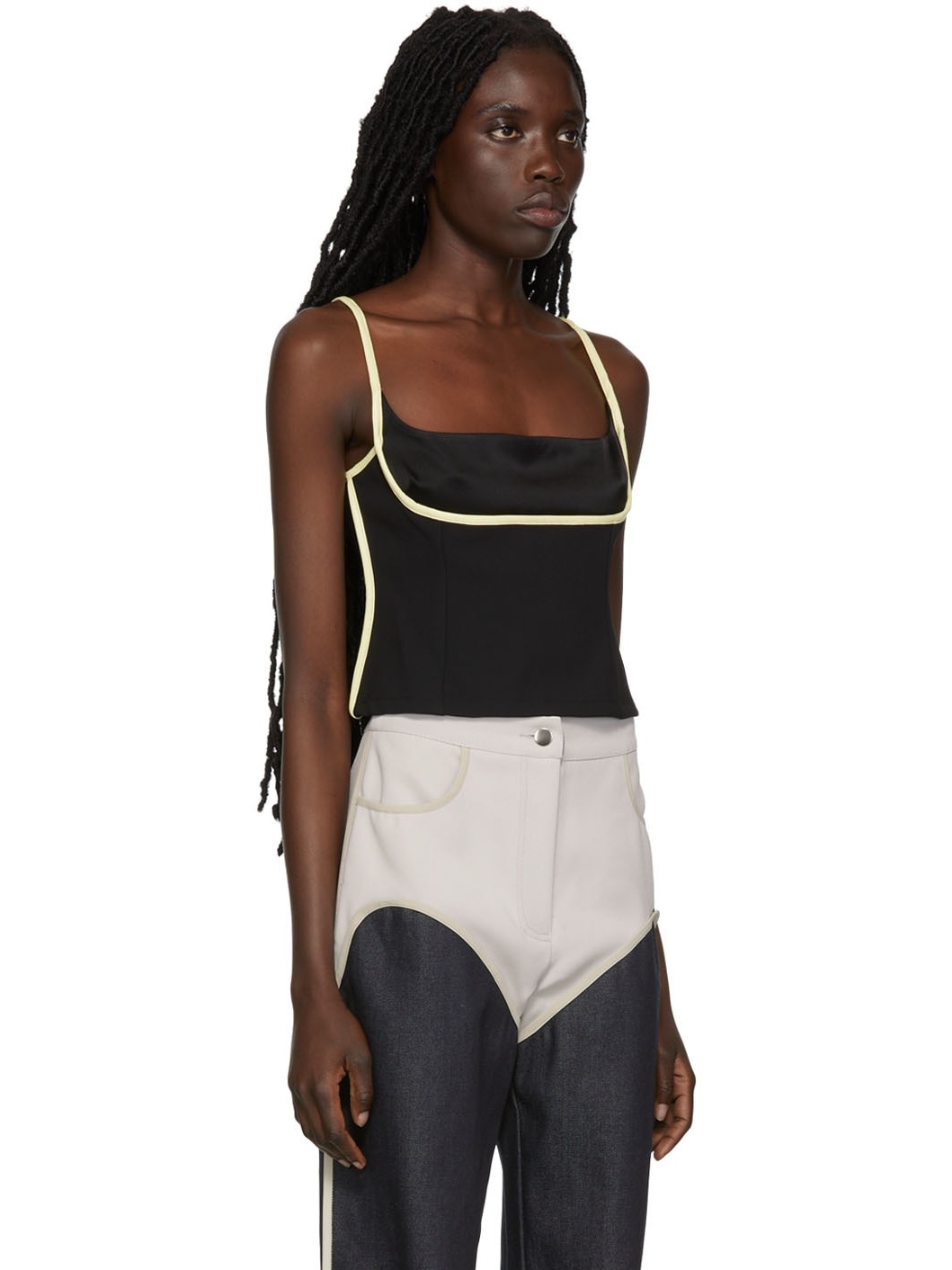 Black Florian Camisole - 2
