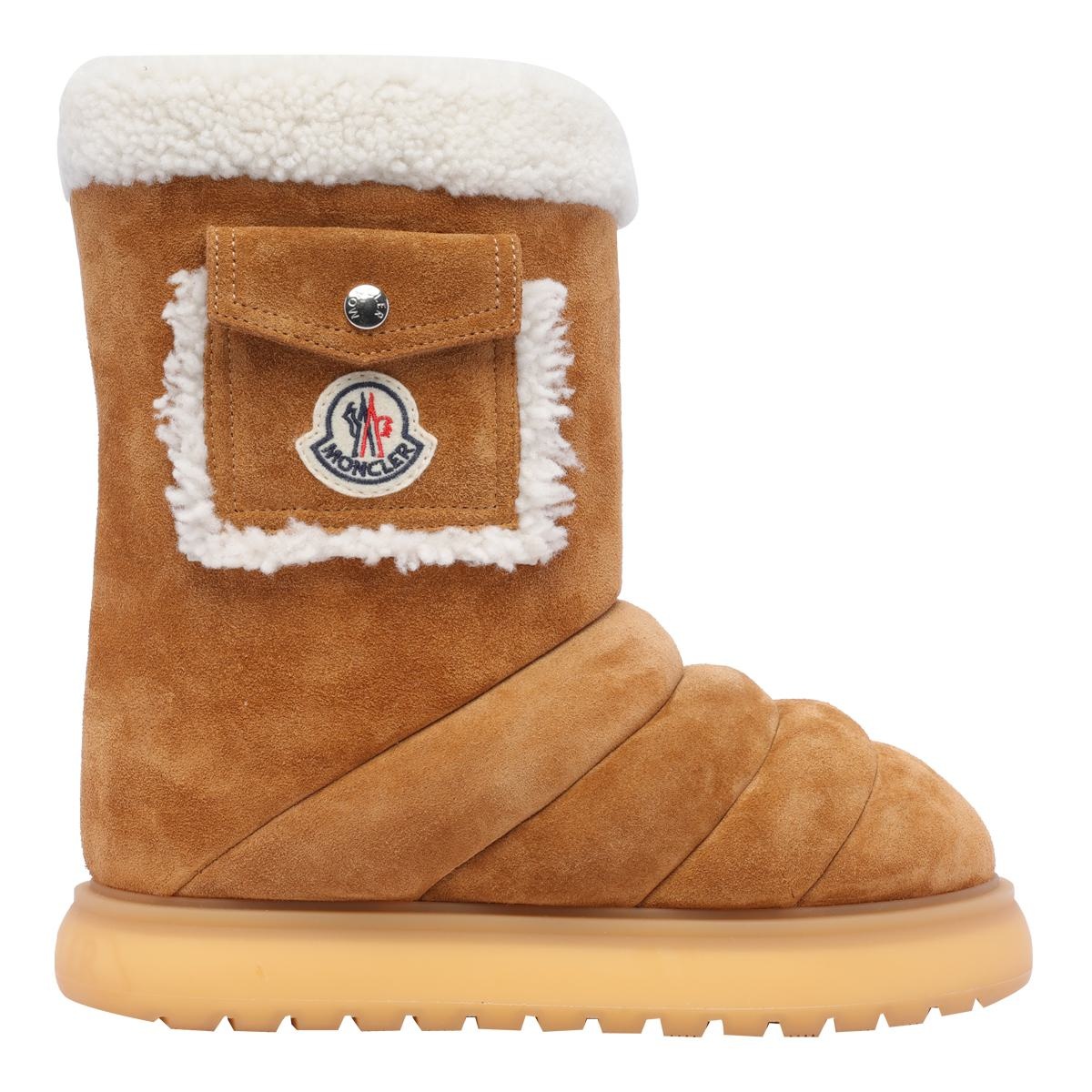 ミドルブーツ MONCLER Women Boots 09B 4H000 70 M429924M BROWN Moncler Moncler Boots | baltini | REVERSIBLE