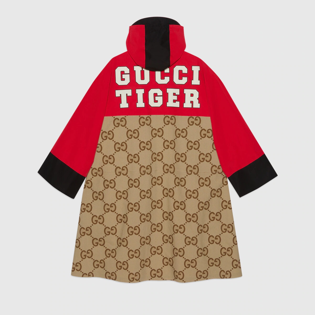 Gucci Tiger jumbo GG canvas anorak coat - 2