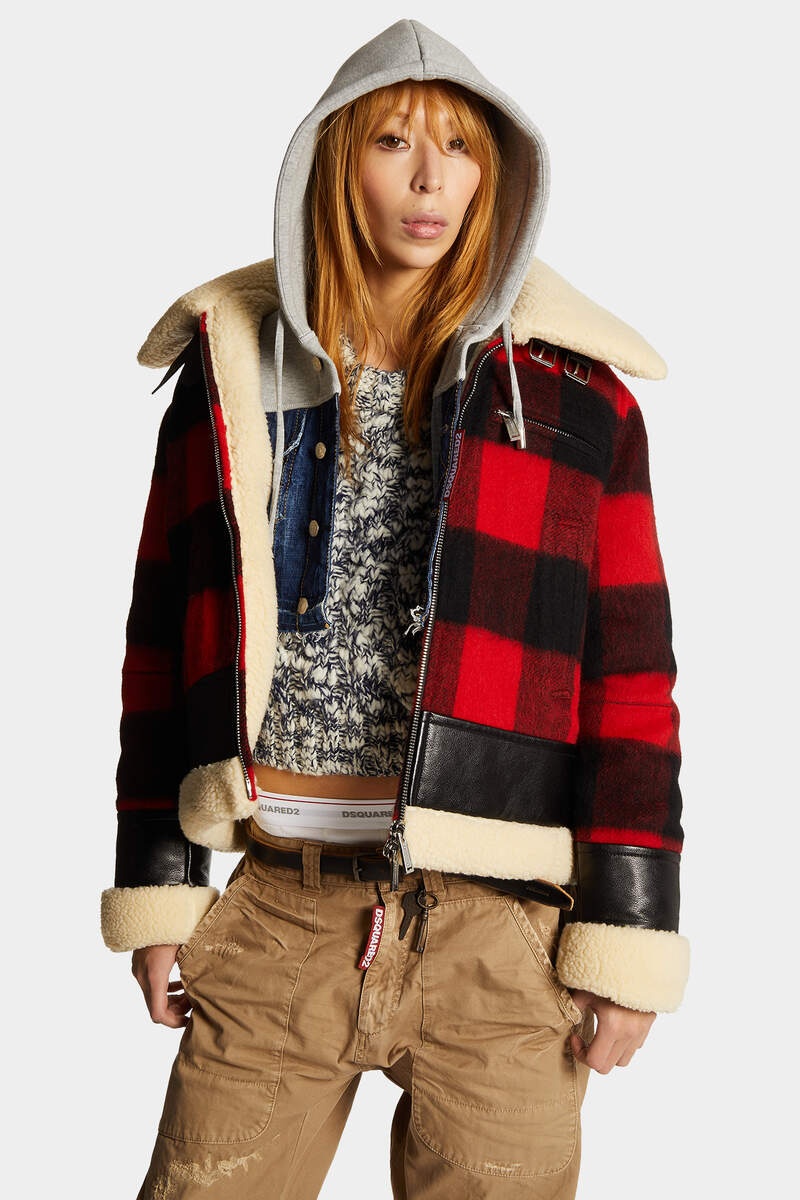 WOOL AVIATOR JACKET - 3