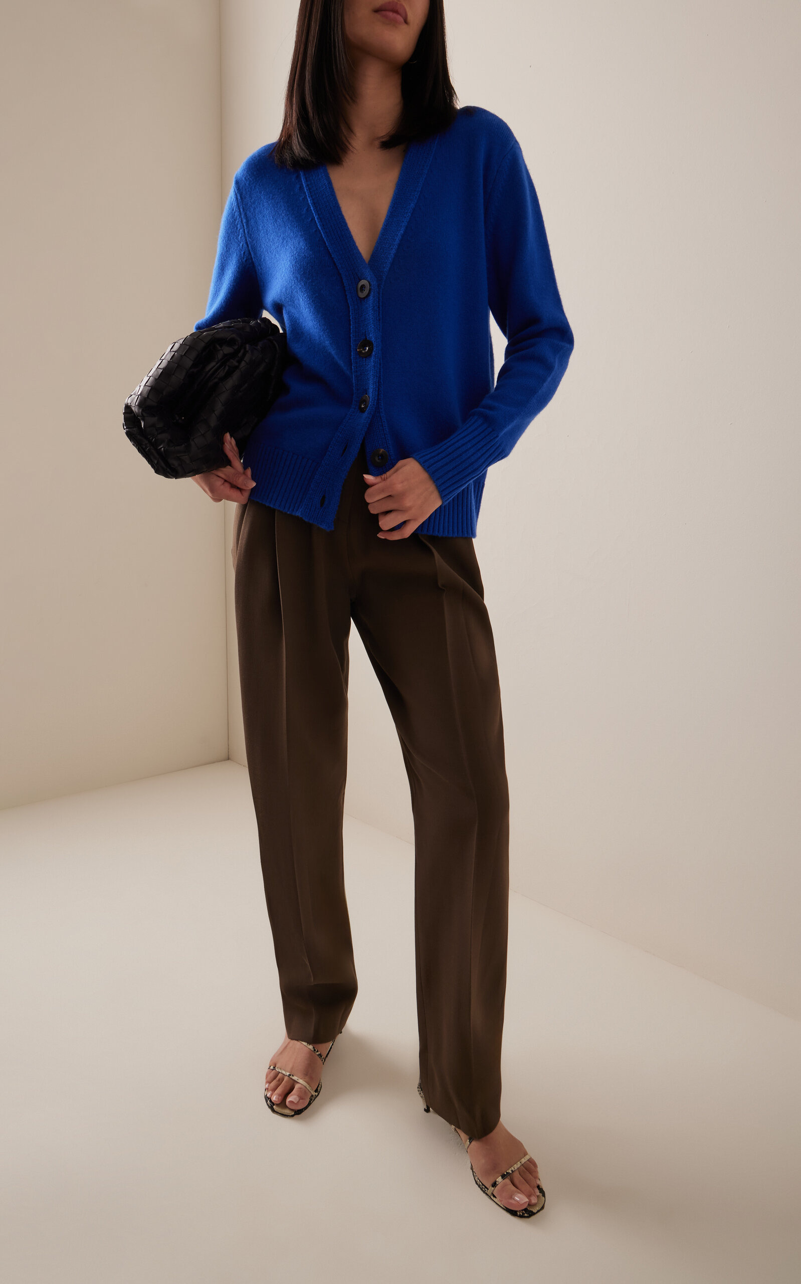 Wool-Cashmere Cardigan blue - 2