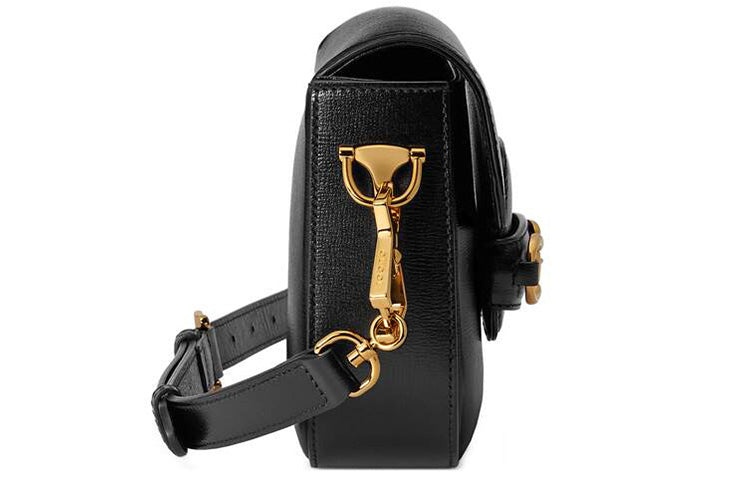 (WMNS) Gucci Horsebit 1955 Mini Bag 'Black' 658574-18YSG-1060 - 4