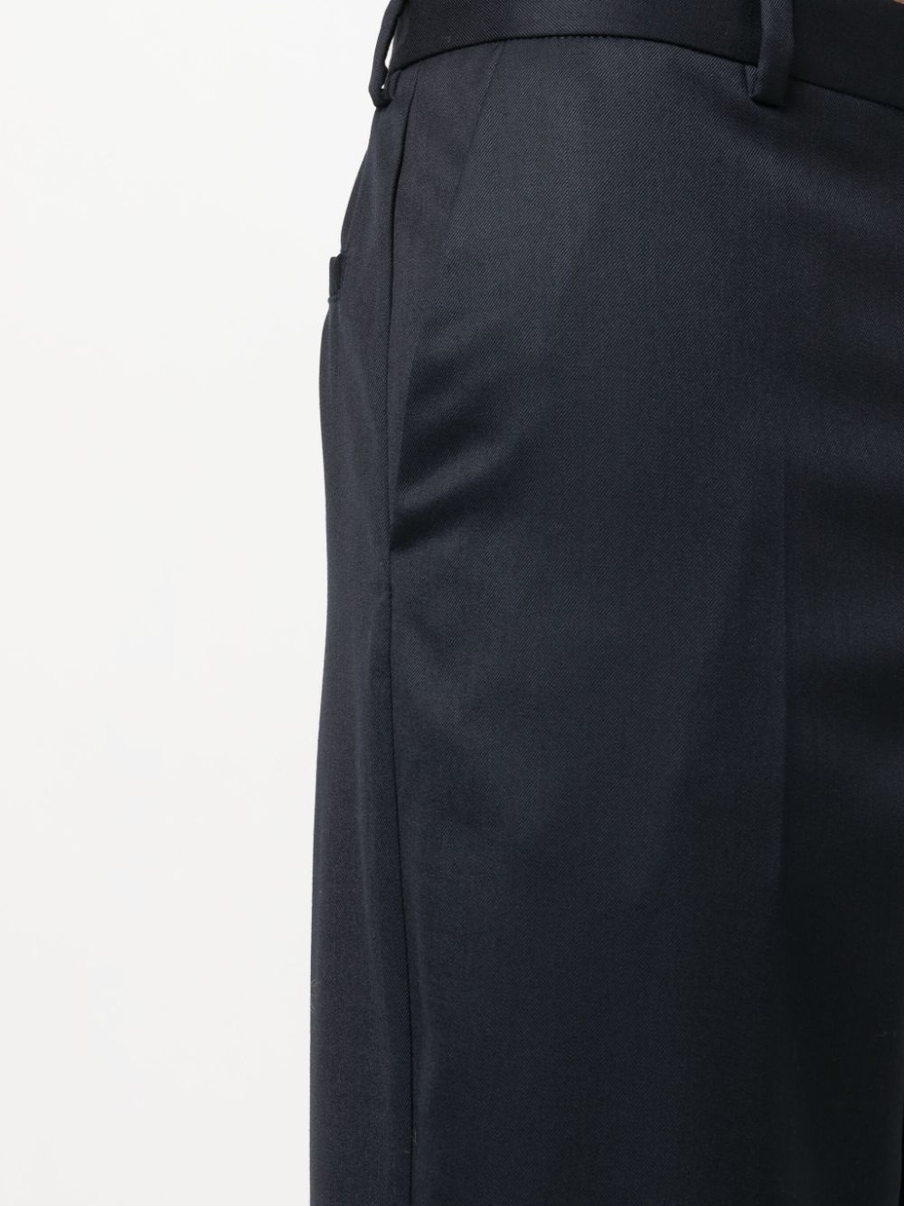 tapered wool trousers - 5