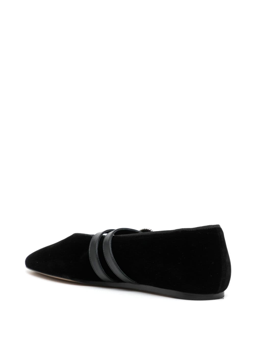 Claudia belted velvet slippers - 3