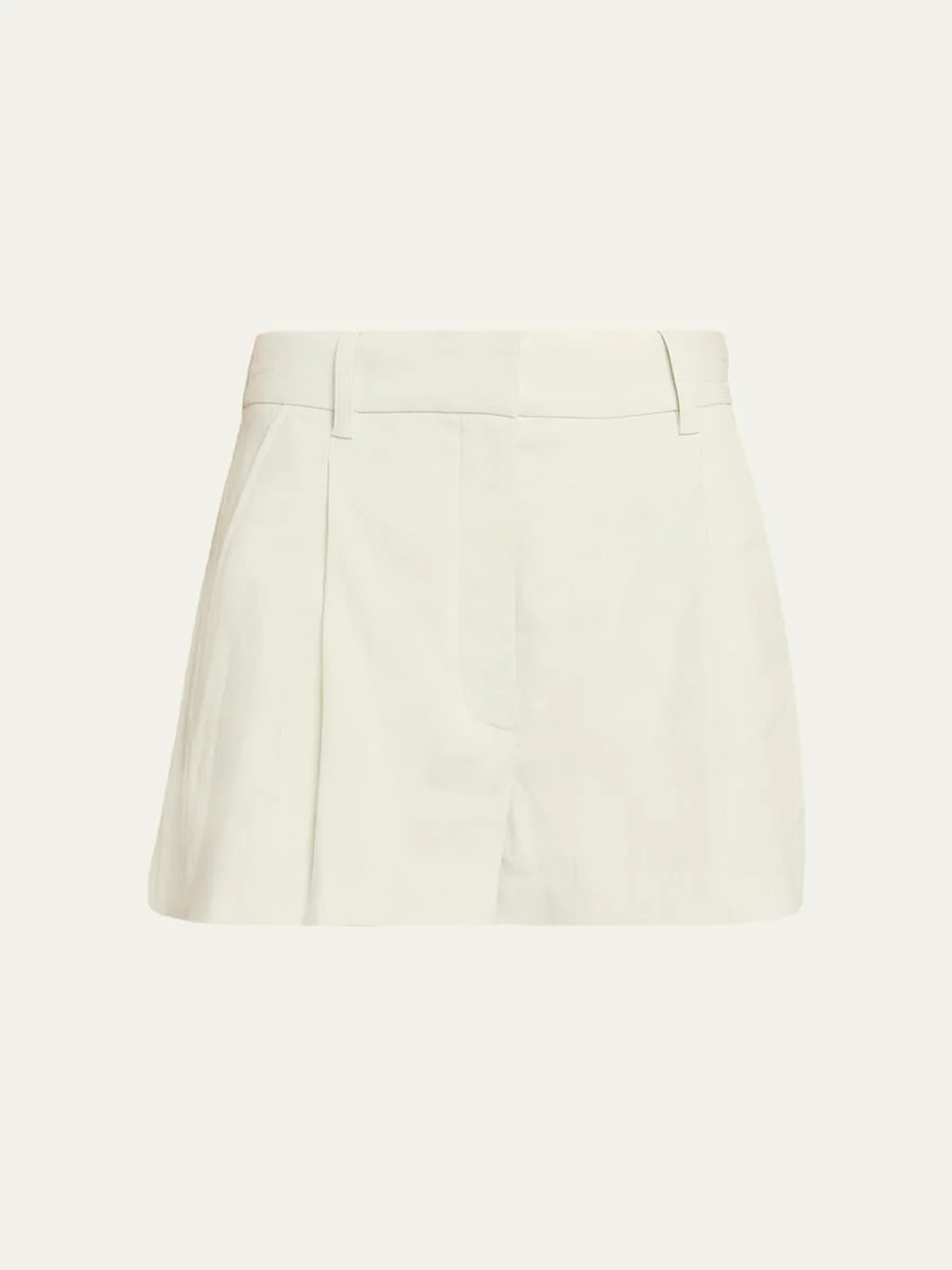 Winston Linen-Blend Shorts - 1