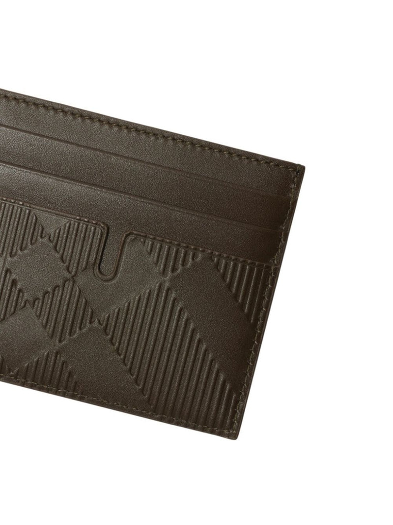 Burberry tall embossed check cardholder outlook