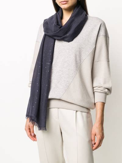 Brunello Cucinelli textured scarf outlook