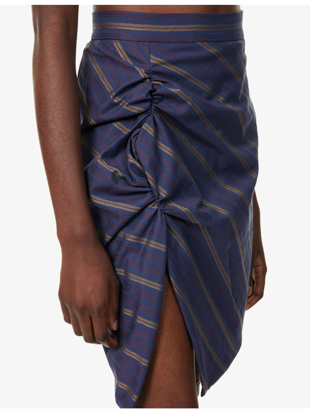 Mini Side Panther Cotton Mini Skirt - 5