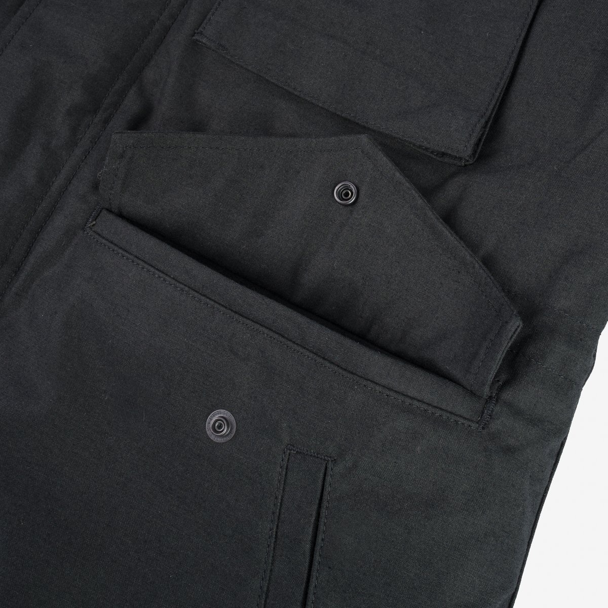 IHM-41-BLK Quilt Lining M65 Field Jacket - Black - 23