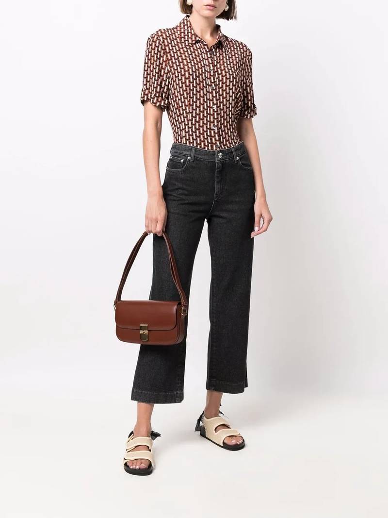 A.P.C. Grace foldover crossbody bag outlook