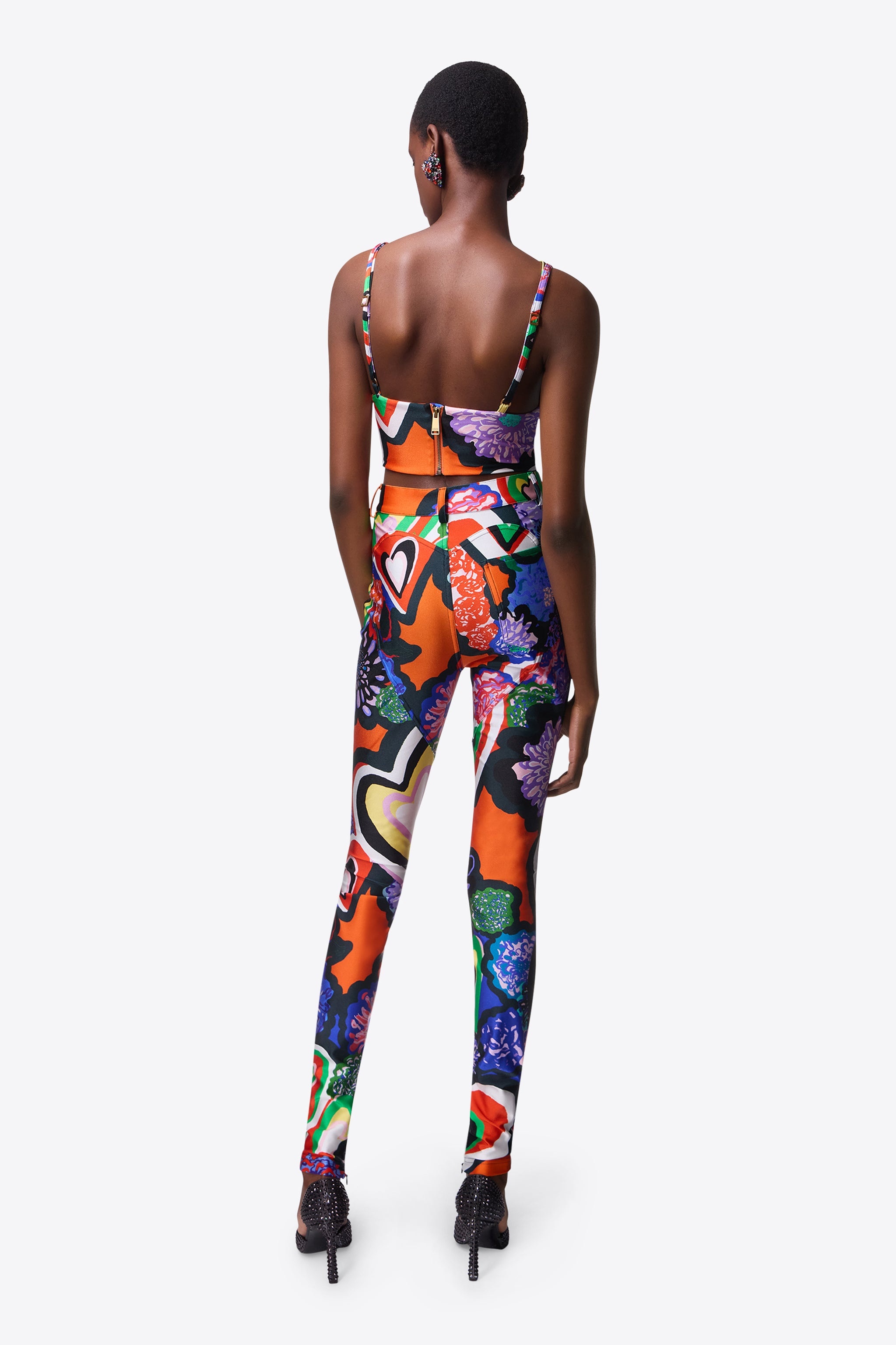 HEART PRINTED LEGGING - 5