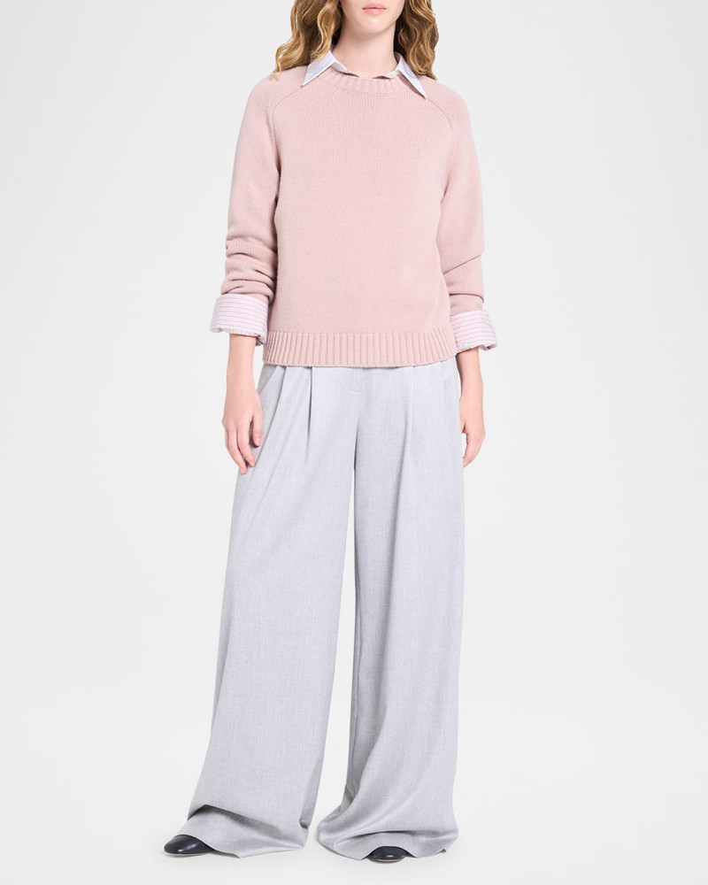 TWP New Jill Crewneck Cashmere Pullover outlook