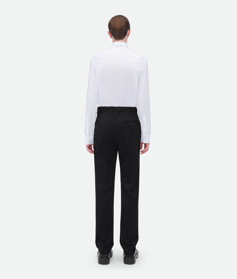 straight leg wool gabardine pants 3
