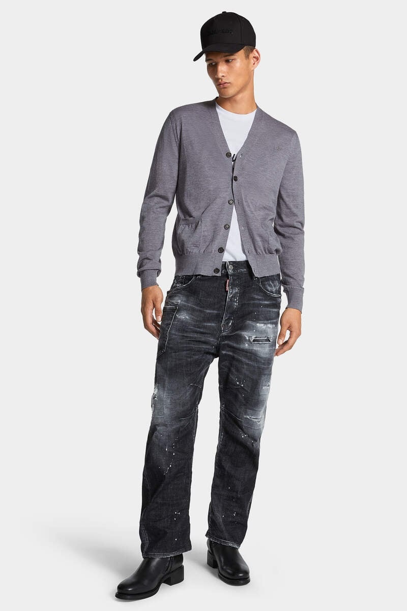 BLACK ROCKY MOUNTAINS WASH KAWAII JEANS - 3