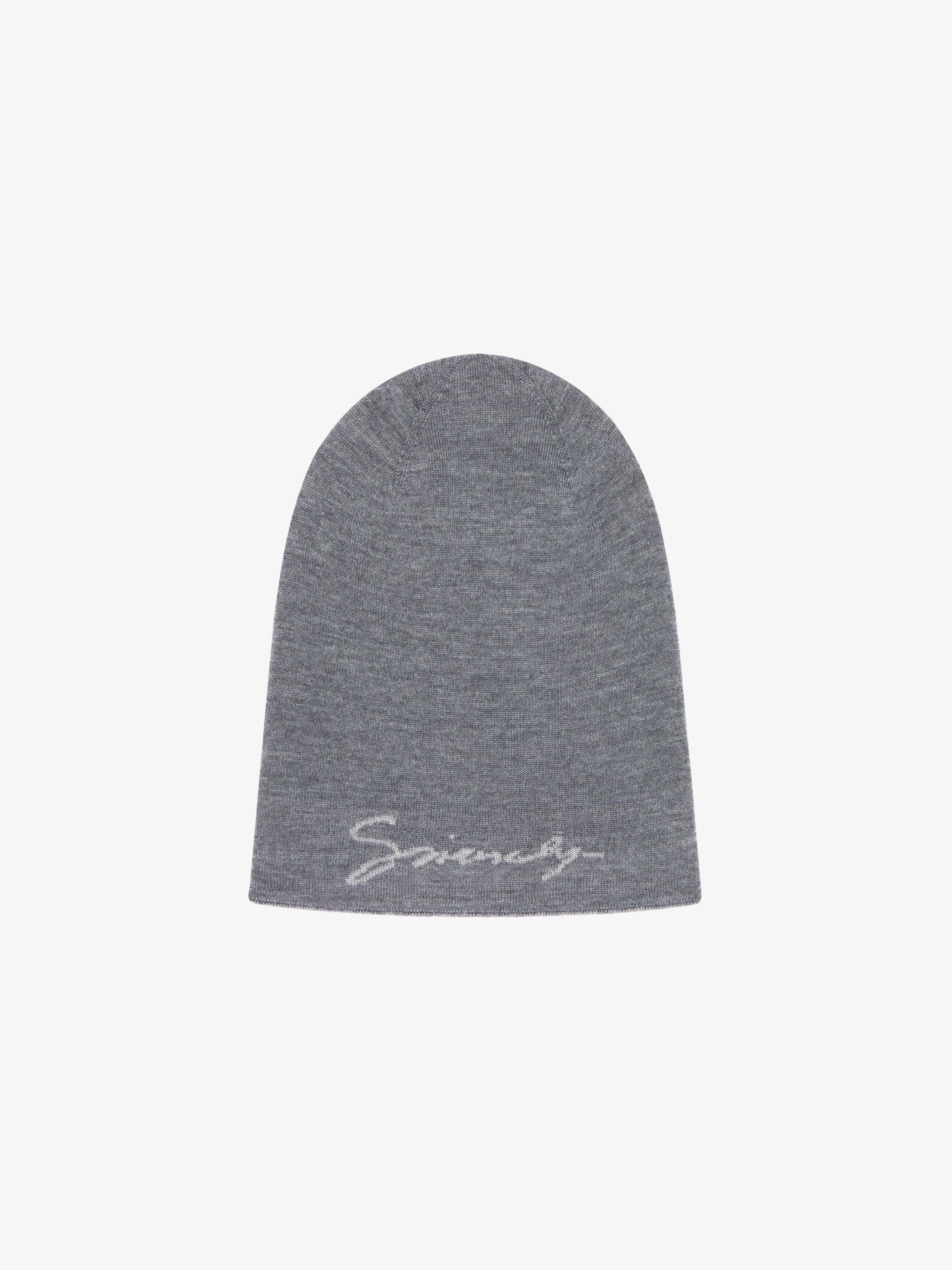 GIVENCHY MONOGRAM 72 DOUBLE SIDED BEANIE IN WOOL - 4