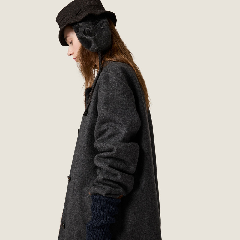 Reversible wool and Chekiang coat 4