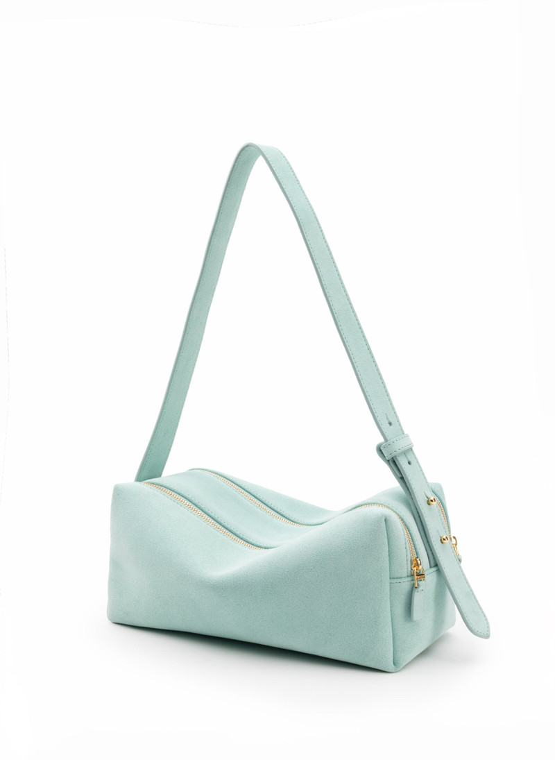 Elleme Trousse Suede Turquoise outlook