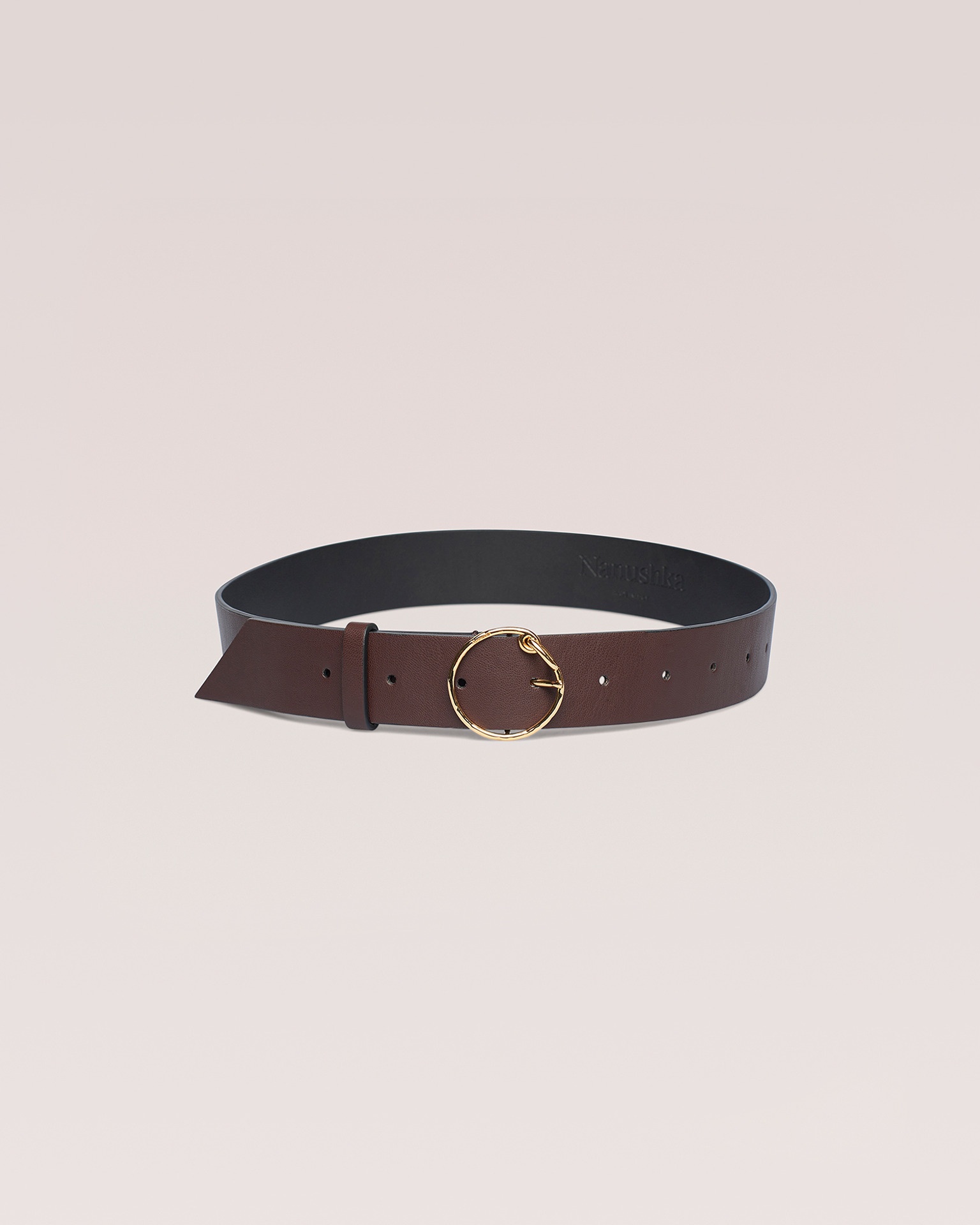 DAILEY - Constructed belt - Dark brown/Black - 2