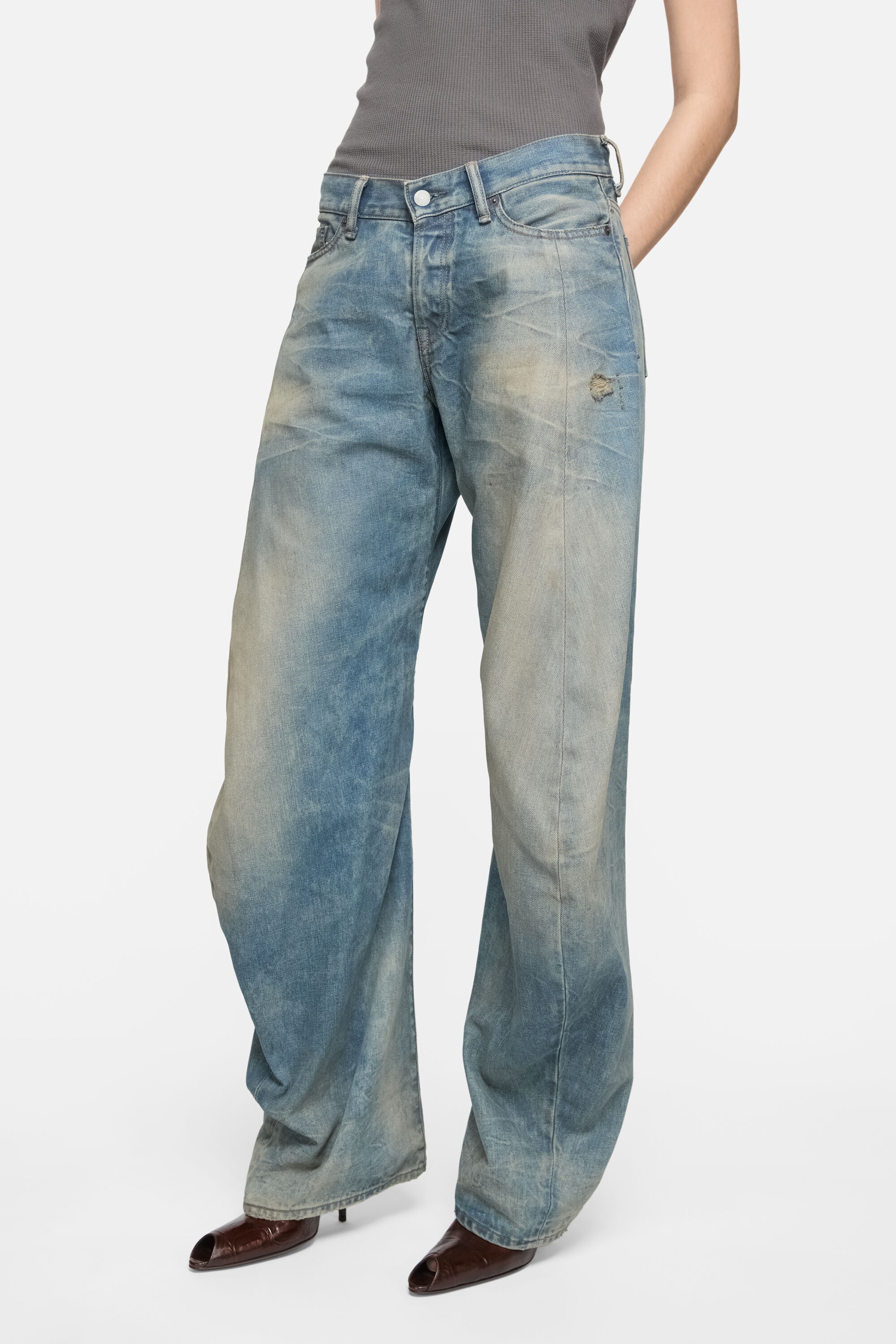 Relaxed fit jeans - 2006F - Mid blue - 4