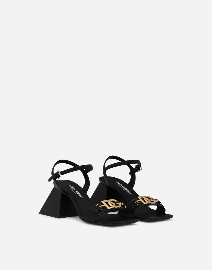 Nappa-look fabric sandals - 2