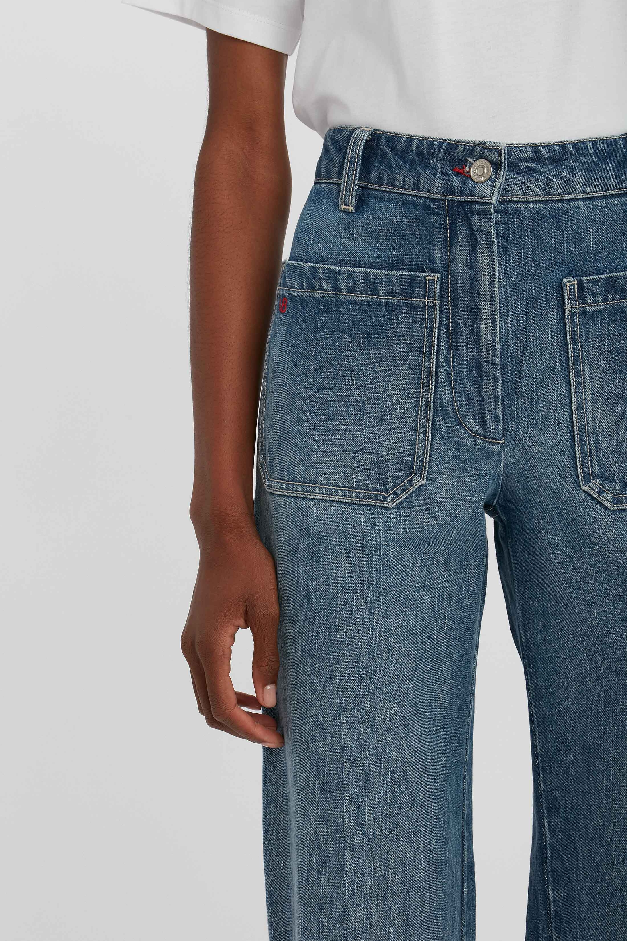 Alina High Waisted Jean In Shadow Wash - 5