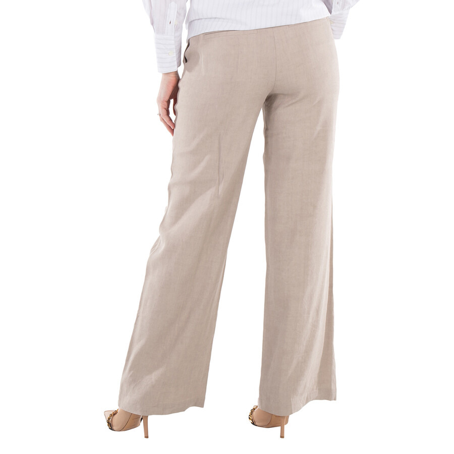 Anine Bing Ladies Beige Kline Trousers - 3