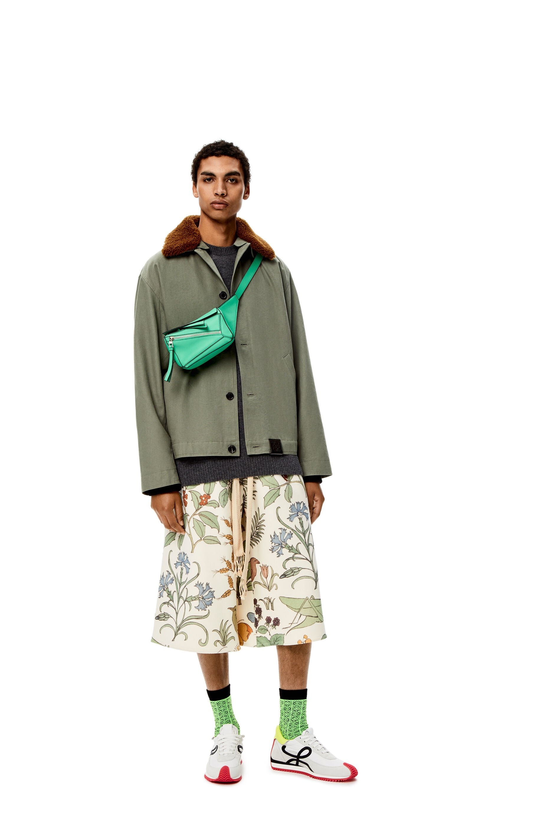 Herbarium shorts in wool - 2