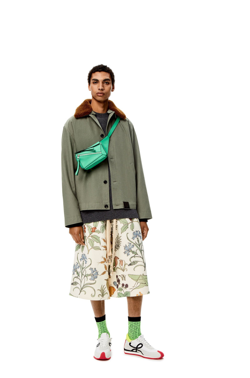 Loewe Herbarium shorts in wool outlook