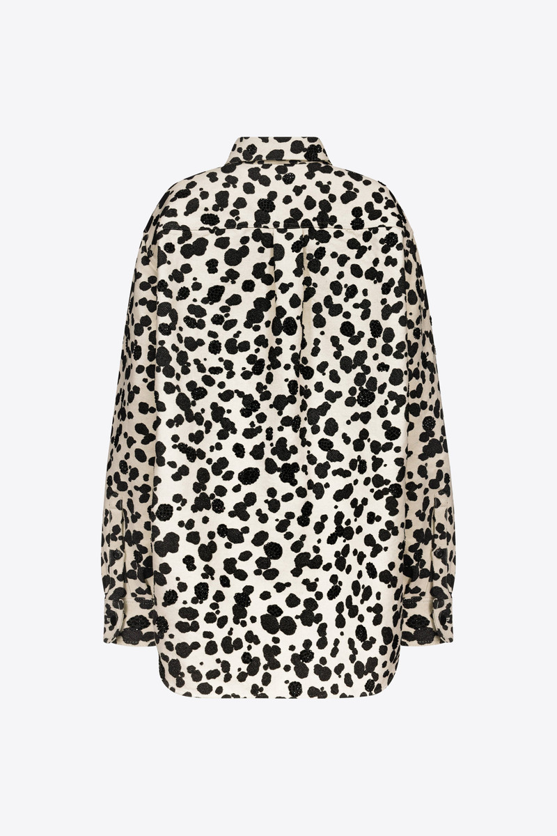AREA DALMATIAN DENIM SHIRT JACKET outlook
