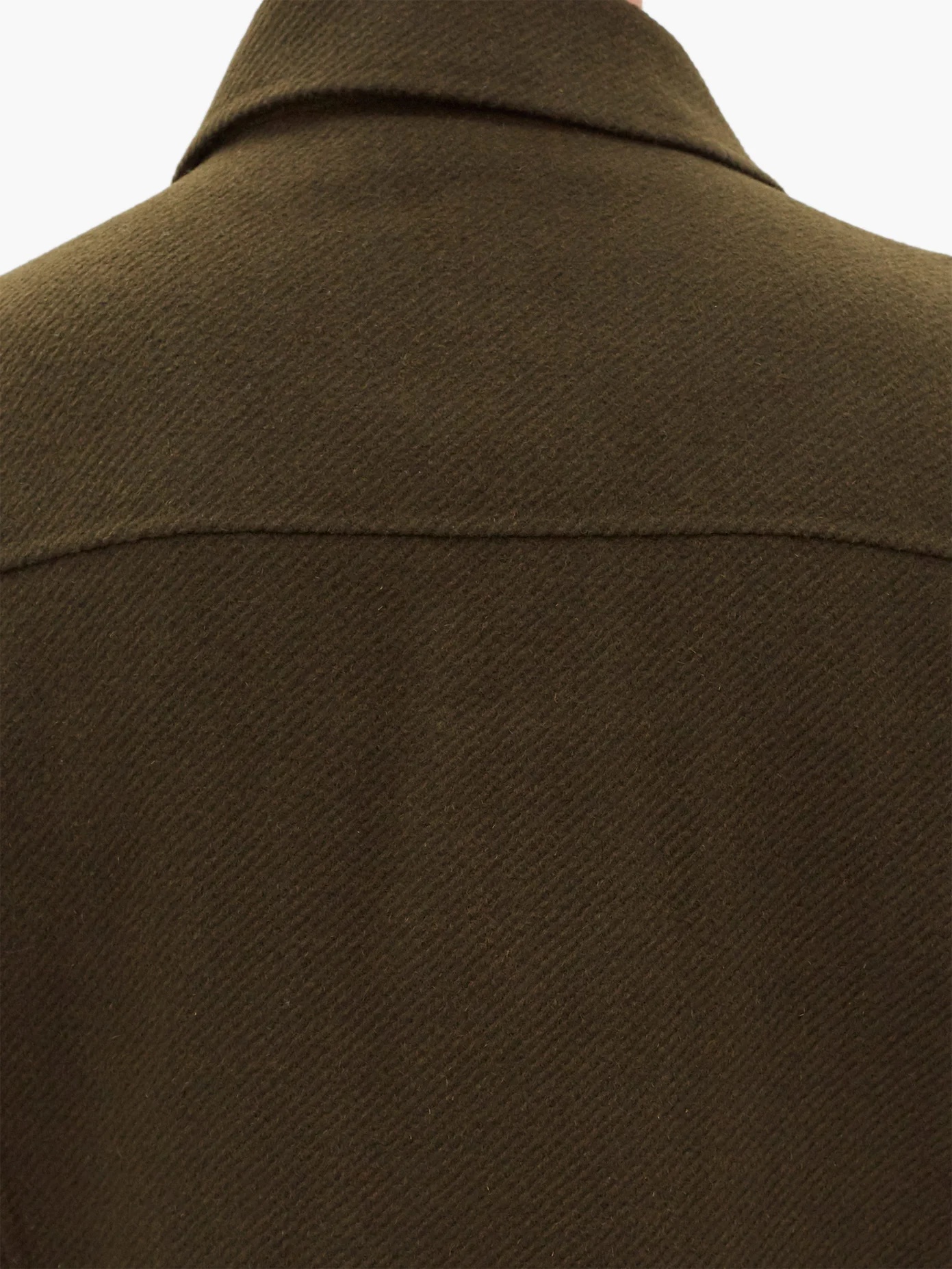 Boxy wool-twill jacket - 4