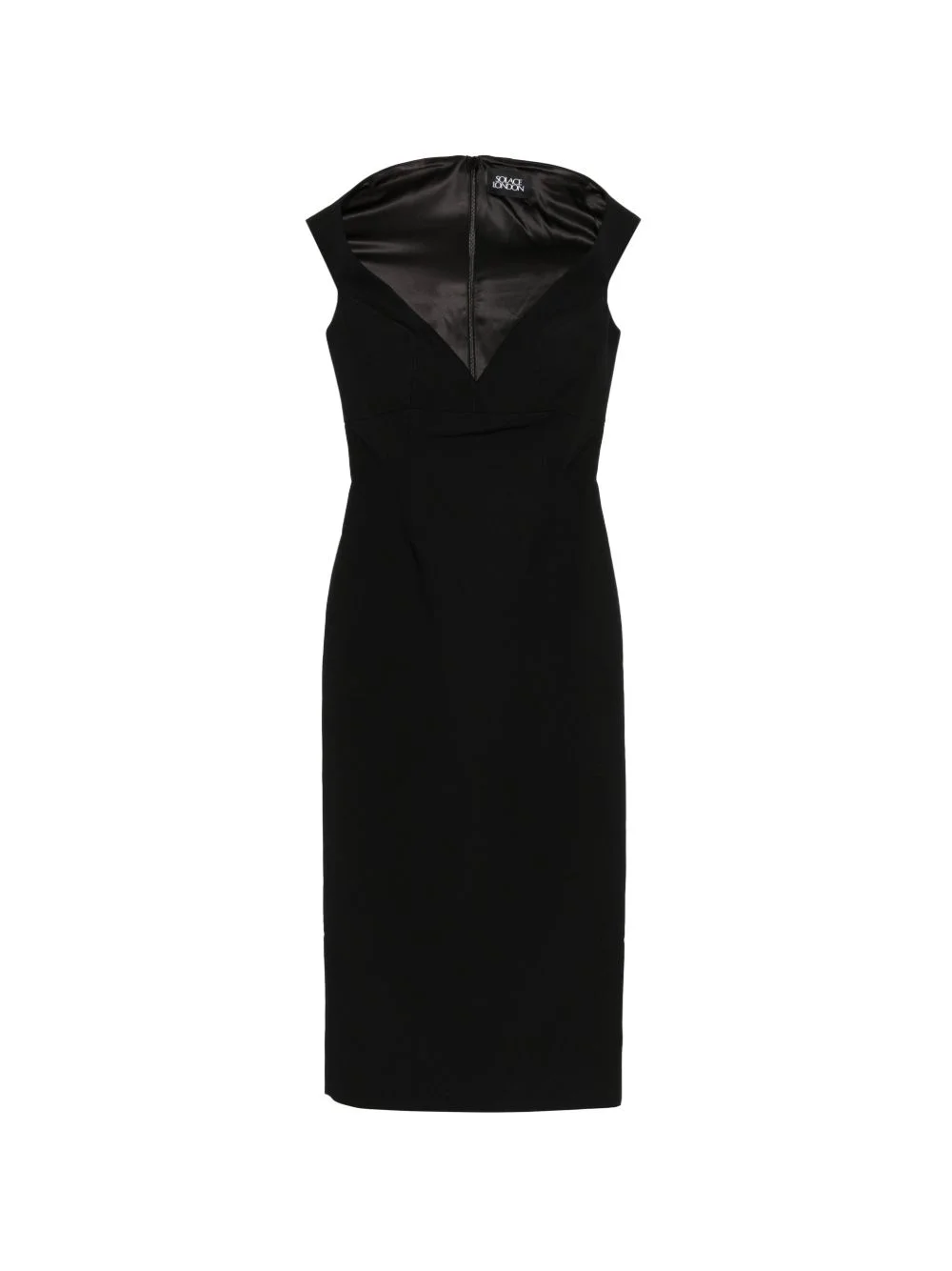 Monica V-neck midi dress - 1