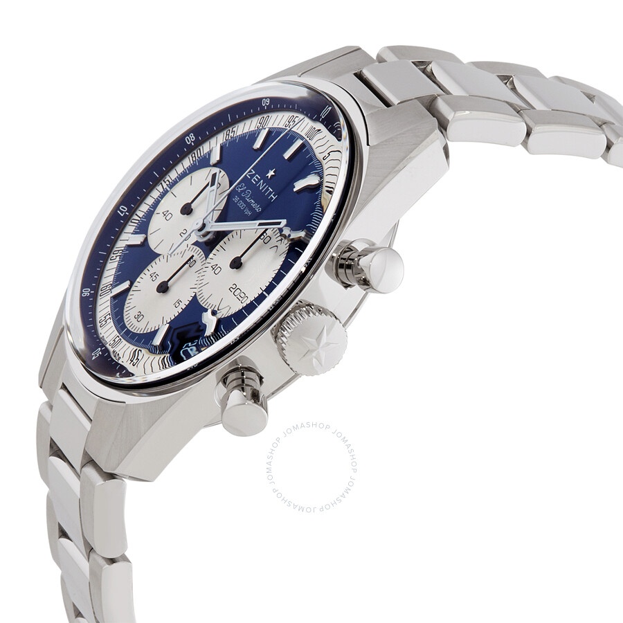 Zenith Chronomaster Original Boutique Edition Chronograph Automatic Chronometer Blue Dial Men's Watc - 2