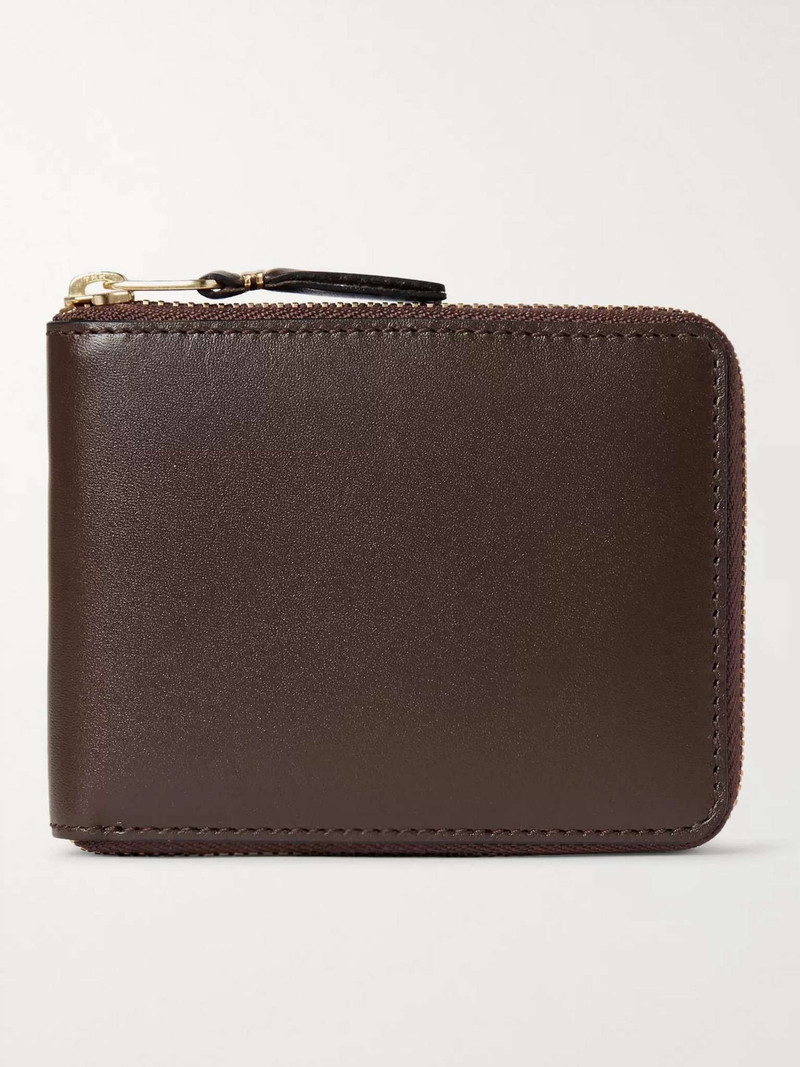 Zip-Around Leather Wallet - 1