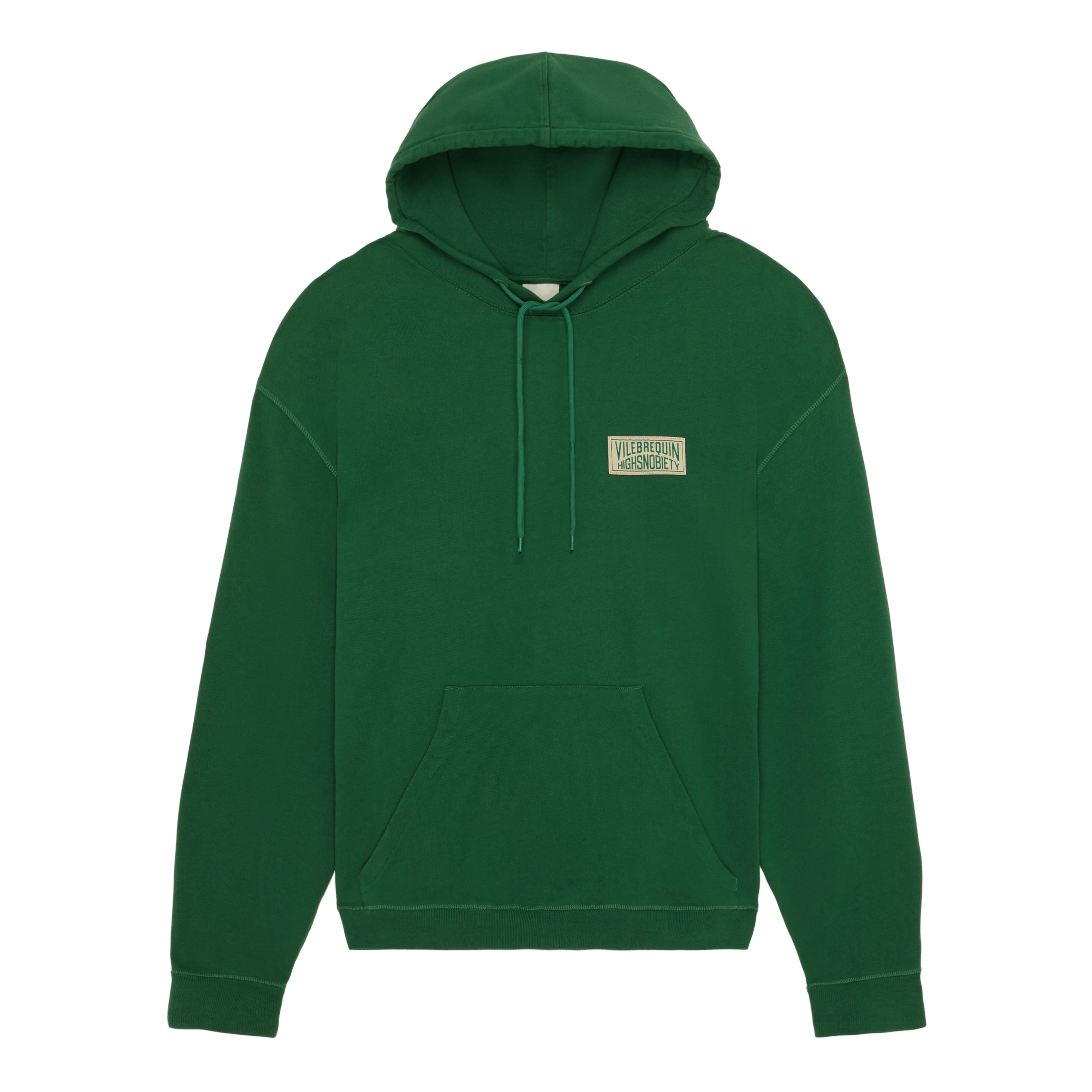 Men Cotton Hoodie Sweatshirt Solid - Vilebrequin x Highsnobiety - 1