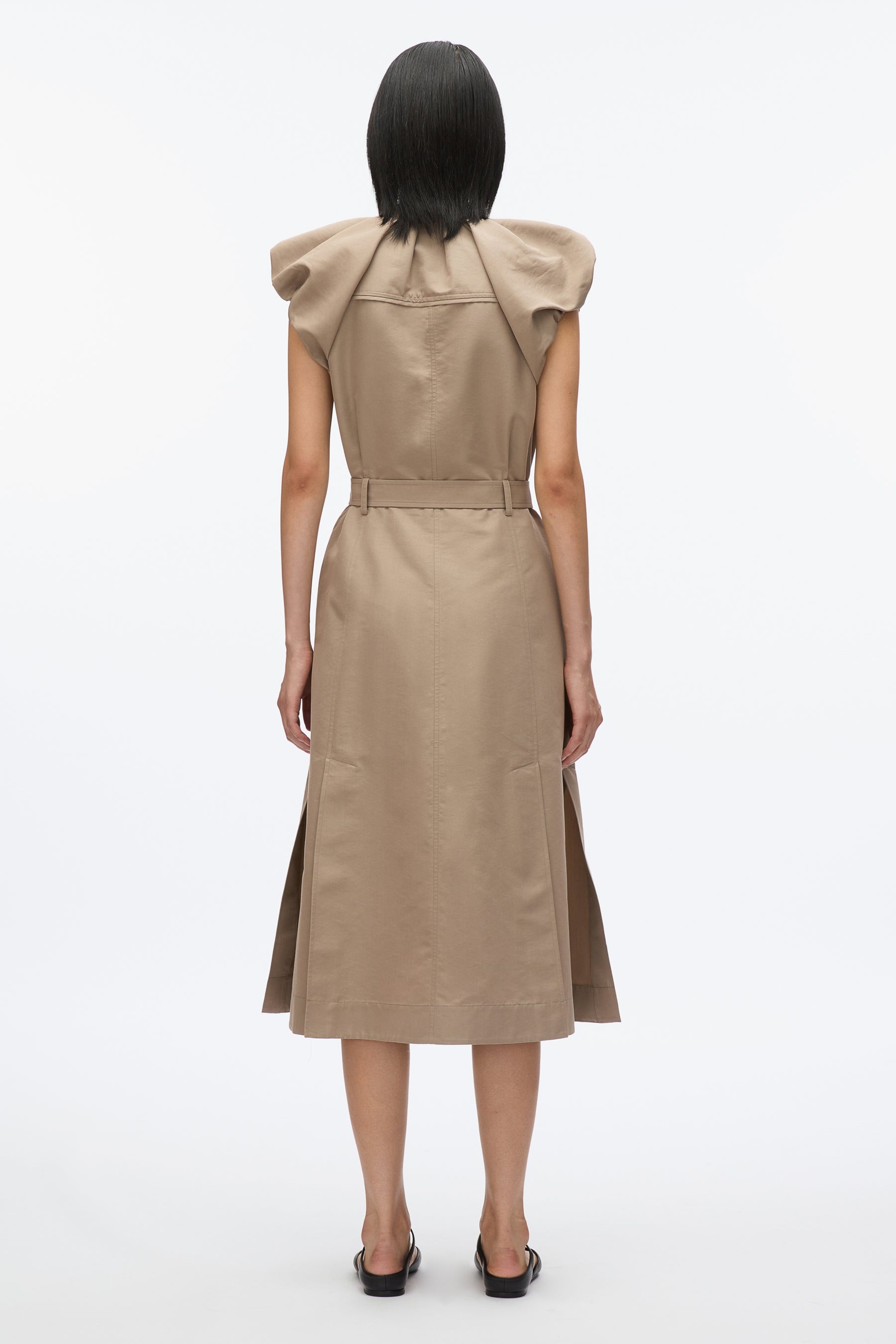 Cloud Sleeve Shirt Dress - 3