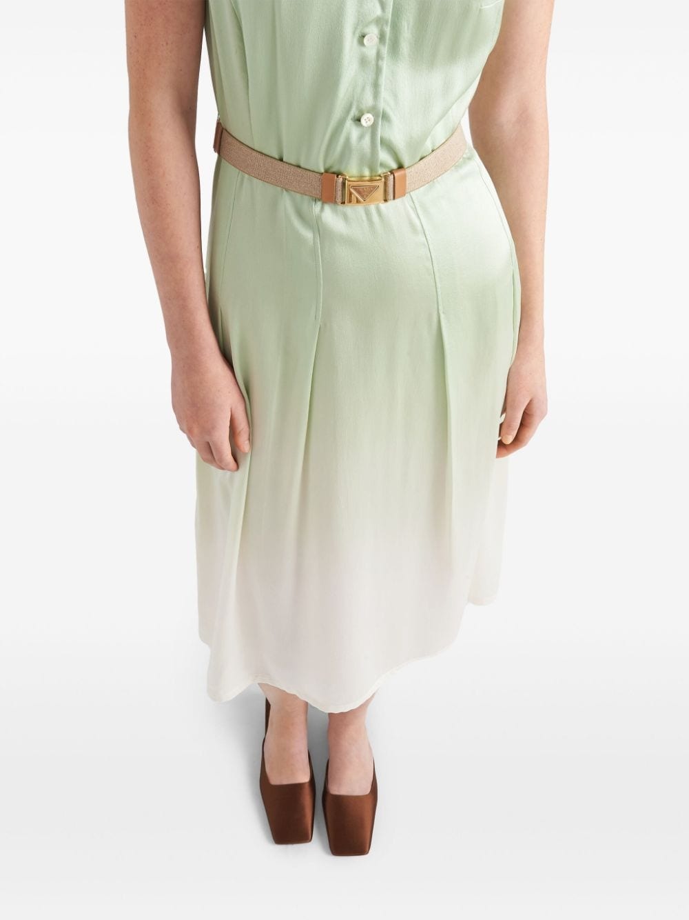 gradient-effect midi dress - 5