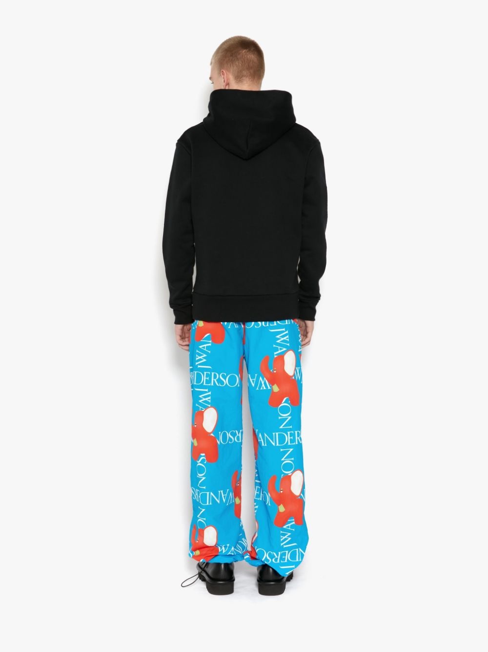 ELEPHANT PRINT WIDE LEG TROUSERS - 4