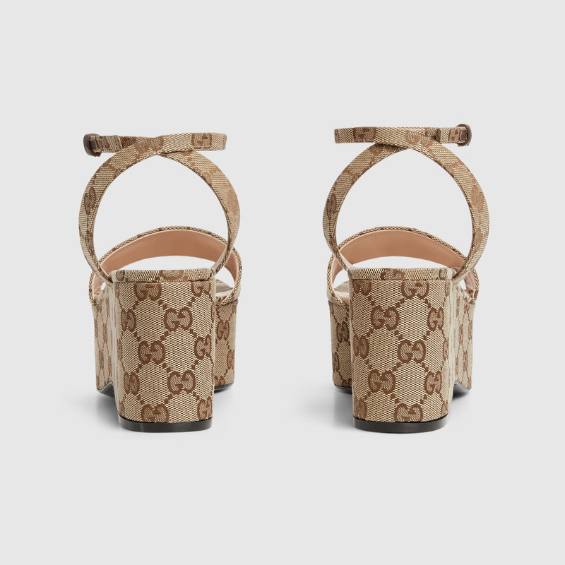 GUCCI Women's Horsebit flatform sandal outlook