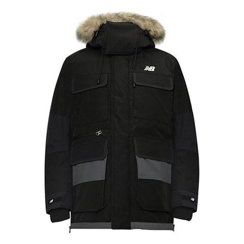 New Balance Lifestyle Cargo Parka Jacket 'Black' NP943051-BK - 1