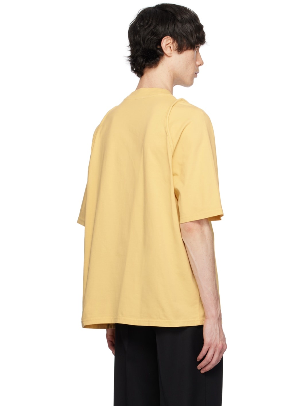 Yellow 'Le t-shirt Camargue' T-Shirt - 3