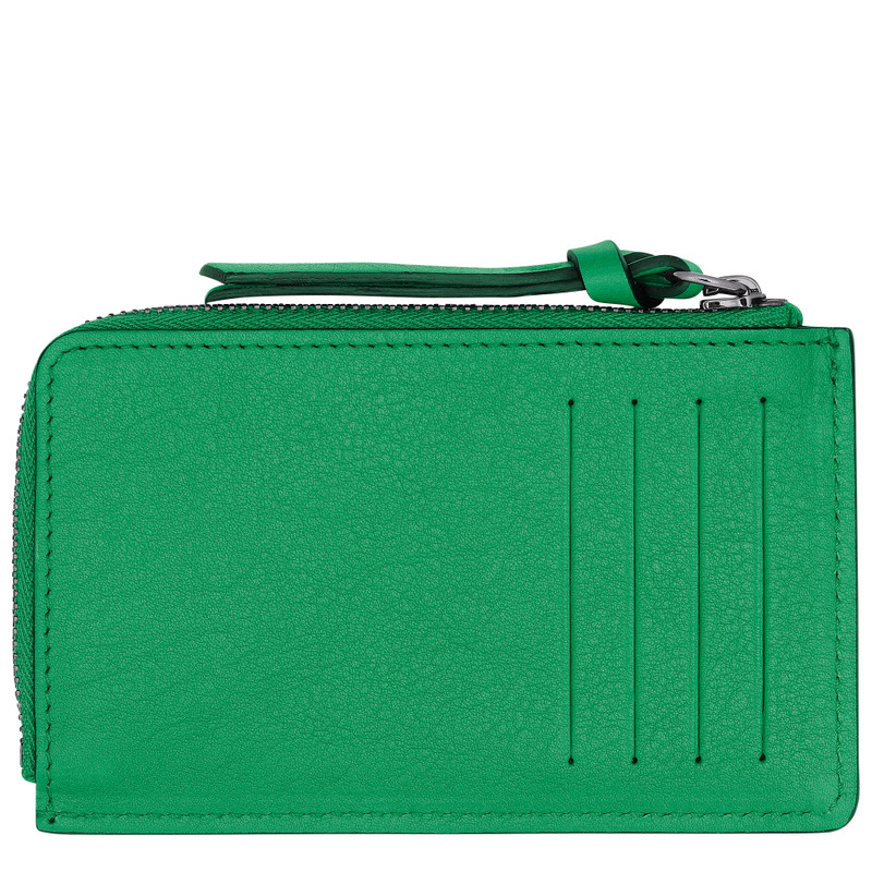 Longchamp Longchamp 3D Card holder Green - Leather outlook