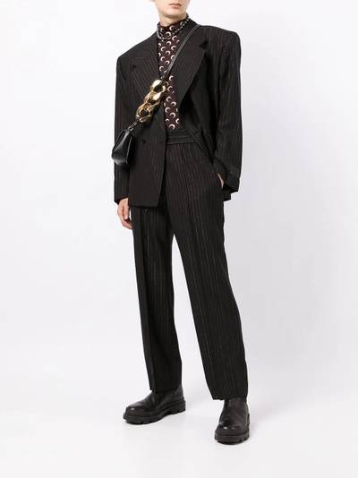 GCDS striped straight-leg trousers outlook