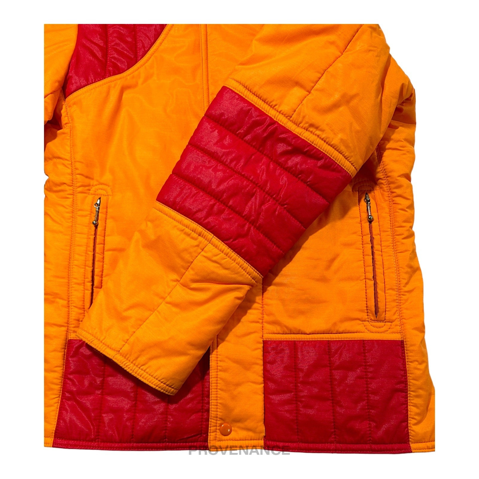 Moncler Light Ski Jacket Coat - Orange/Red - 8