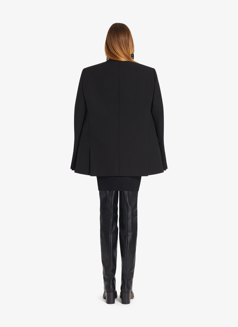 Alaïa DOUBLE-BREASTED WOOL GABARDINE BLAZER outlook
