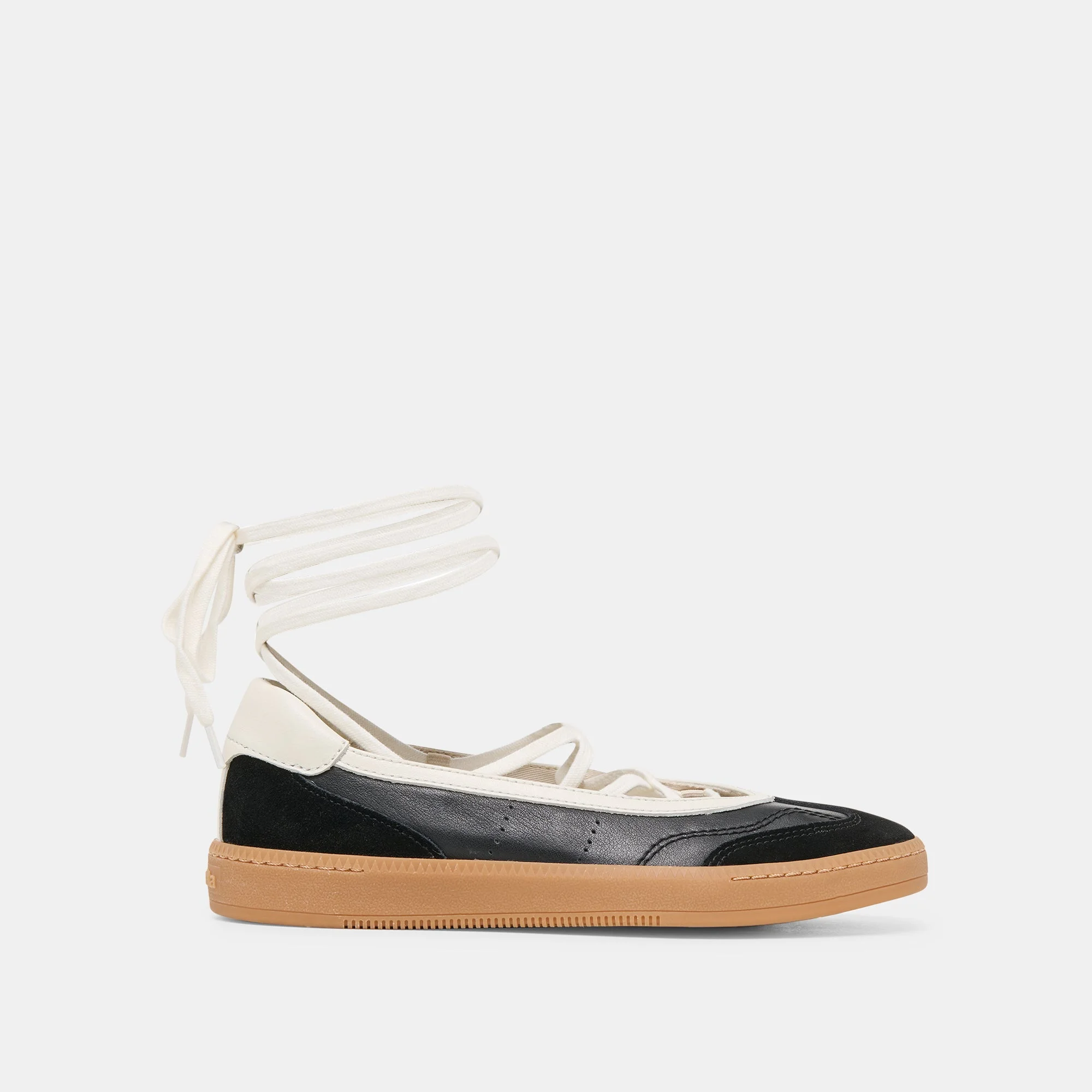 NYOMIE SNEAKERS BLACK LEATHER - 1
