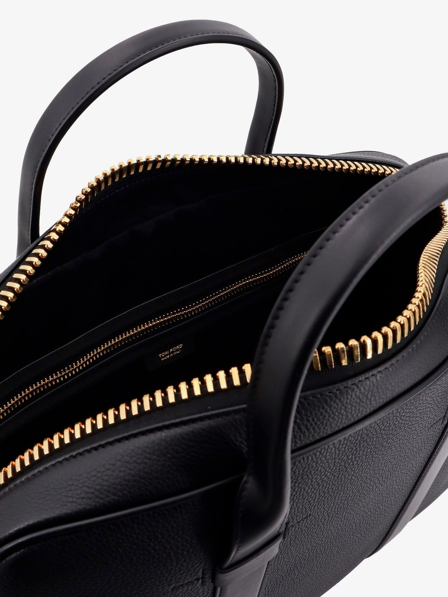Tom Ford Men Leather Briefcase - 4