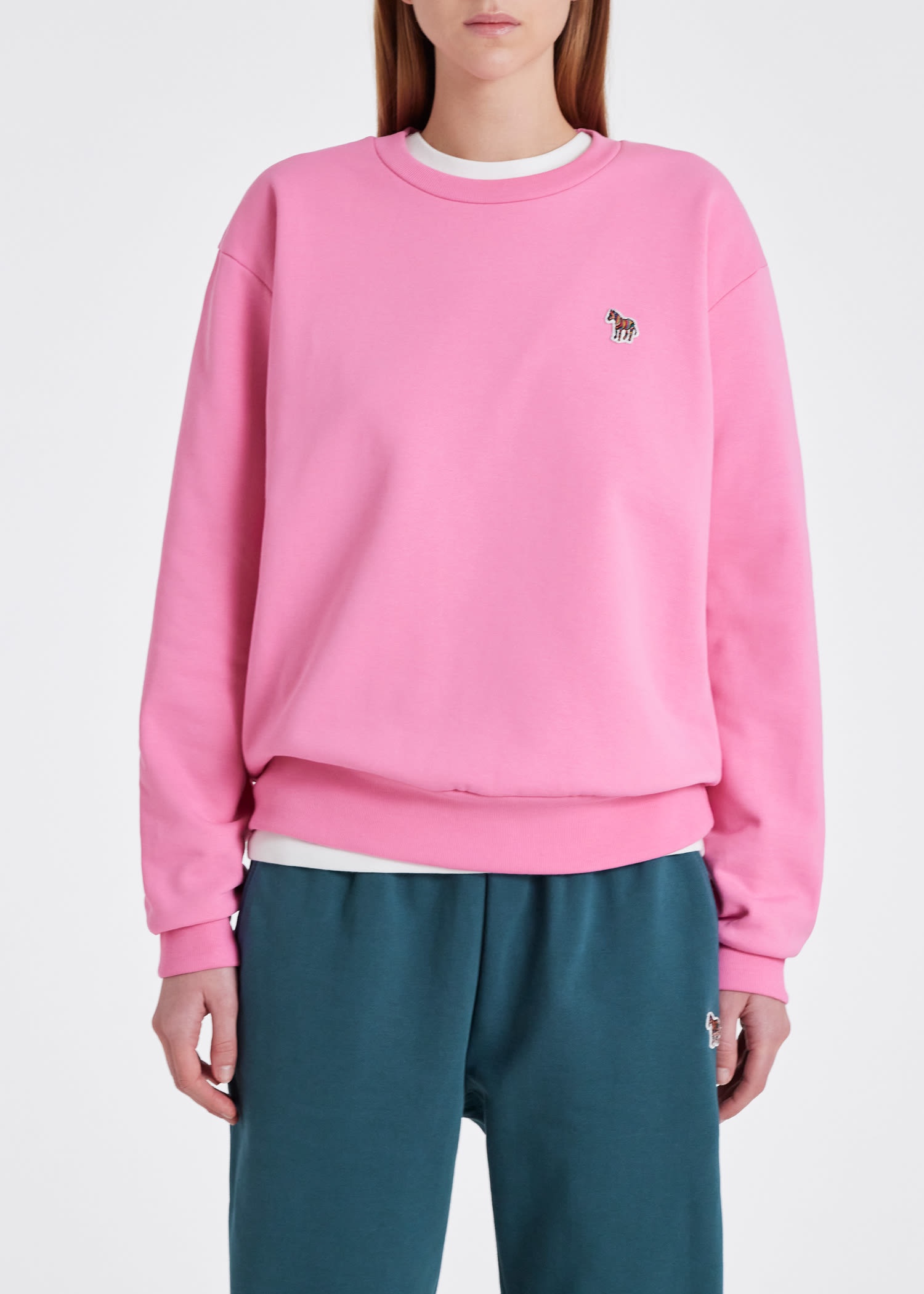 Lounge Zebra Logo Cotton Sweatshirt - 3